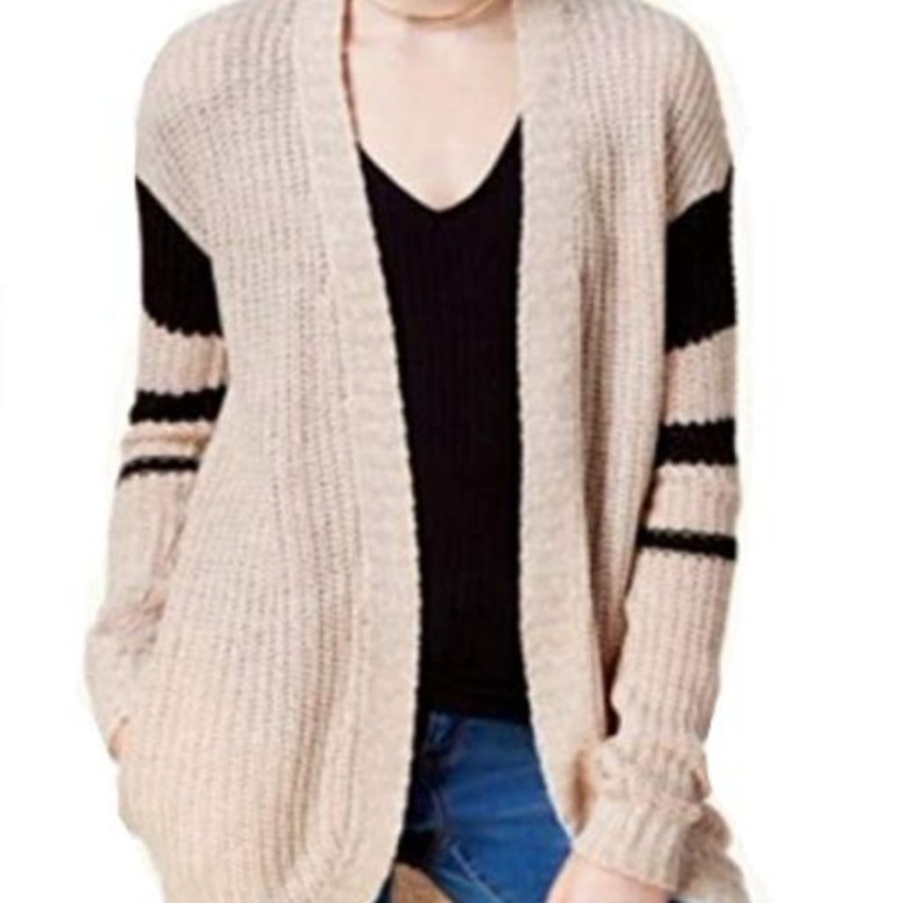 Ultra Flirt Slouchy Open Front Knit Cardigan